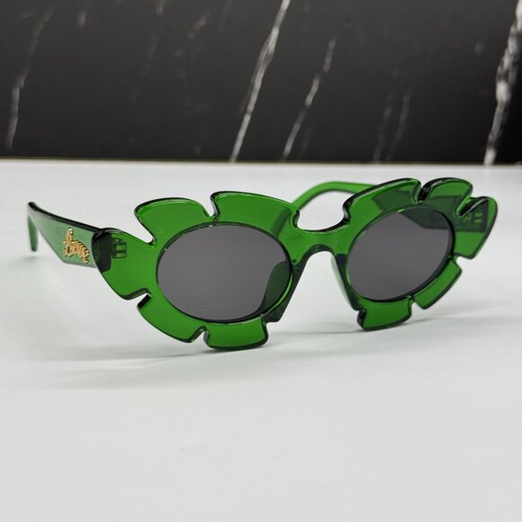 NEW LOEWE LW40088U 98A WOMEN SUNGLASSES GREEN LOEWE EYEWEAR - Picture 5 of 11